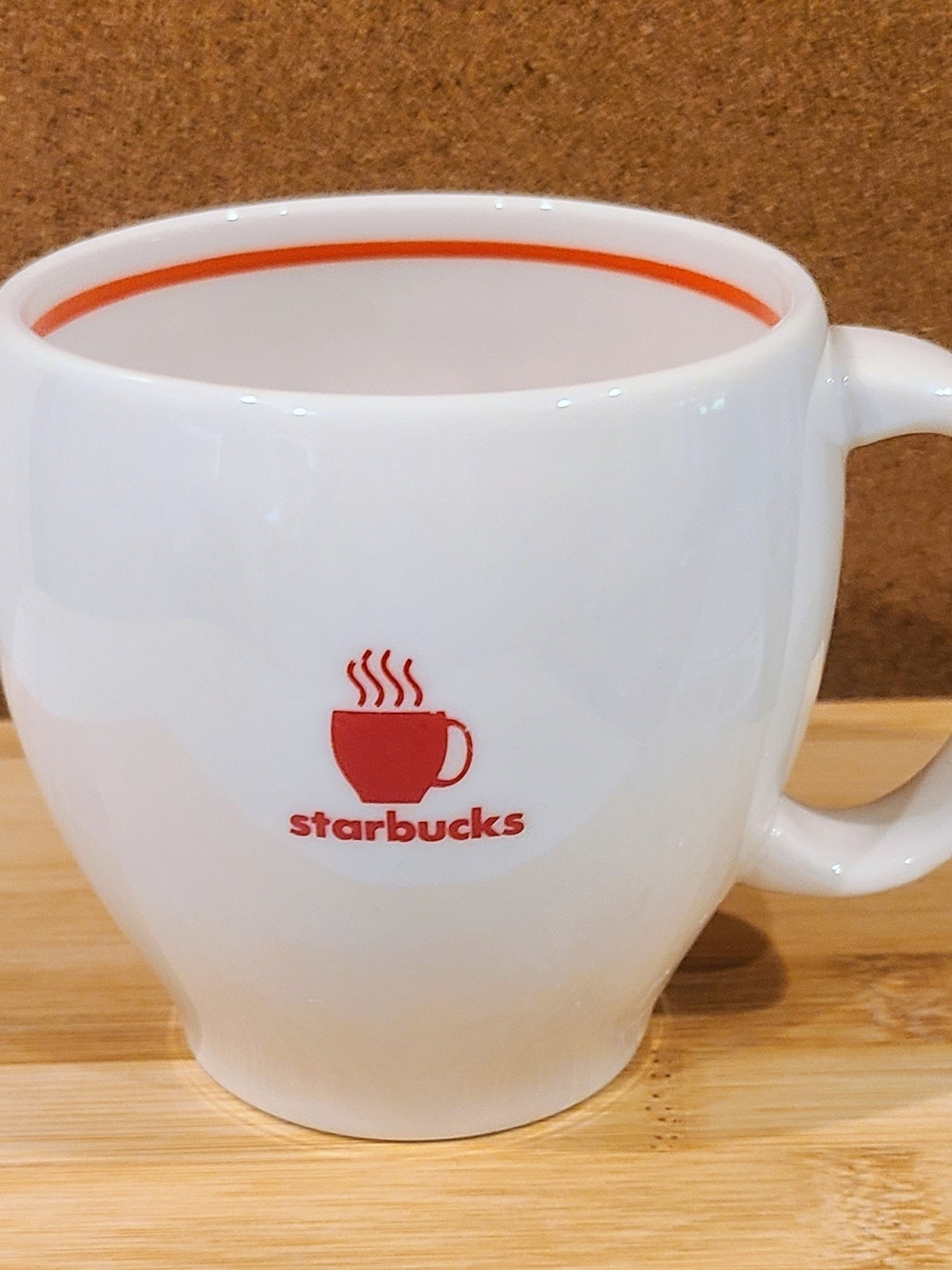 Vintage Starbucks Coffee Cup from 2004, specifically the Abbey II Mug in a 15 oz